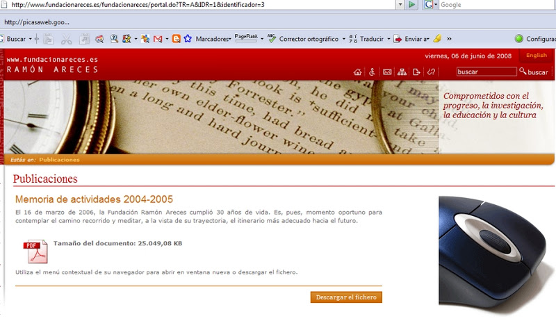 Libro con reloj y lupa