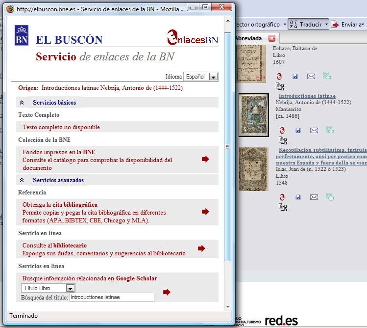 Antonio de Nebrija en Biblioteca Digital Hispánica