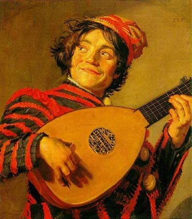 Juglar tocando el laúd, de Franz Hals